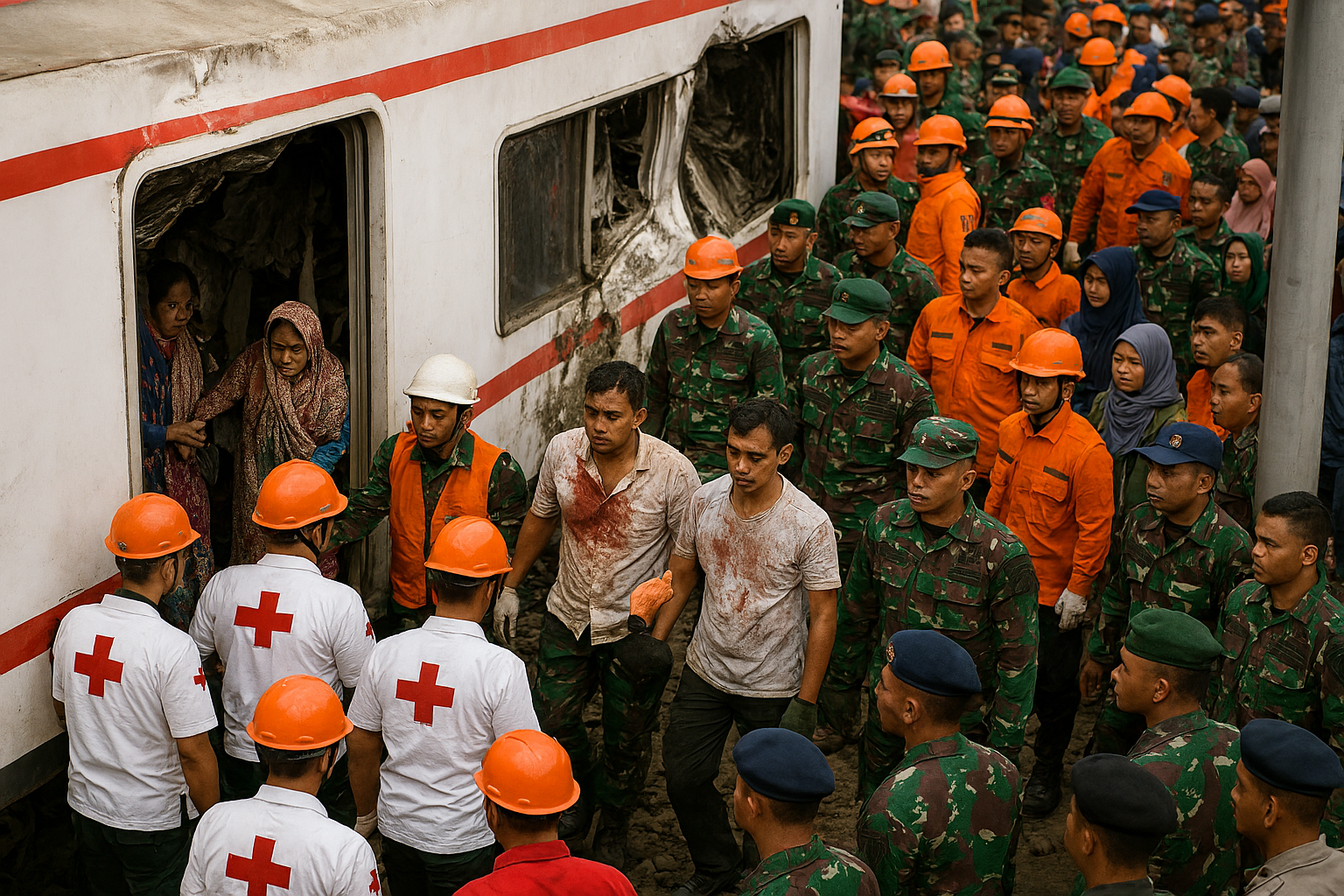 Death Toll Rises to 14 After Train Collision Near Jakarta as Rescue Efforts Conclude